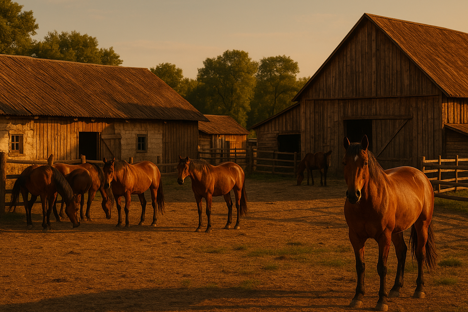 Horse Ranch Landscape